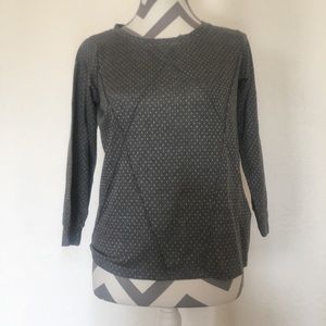 Grey + Polka Dots Charming Charlie Cardigan